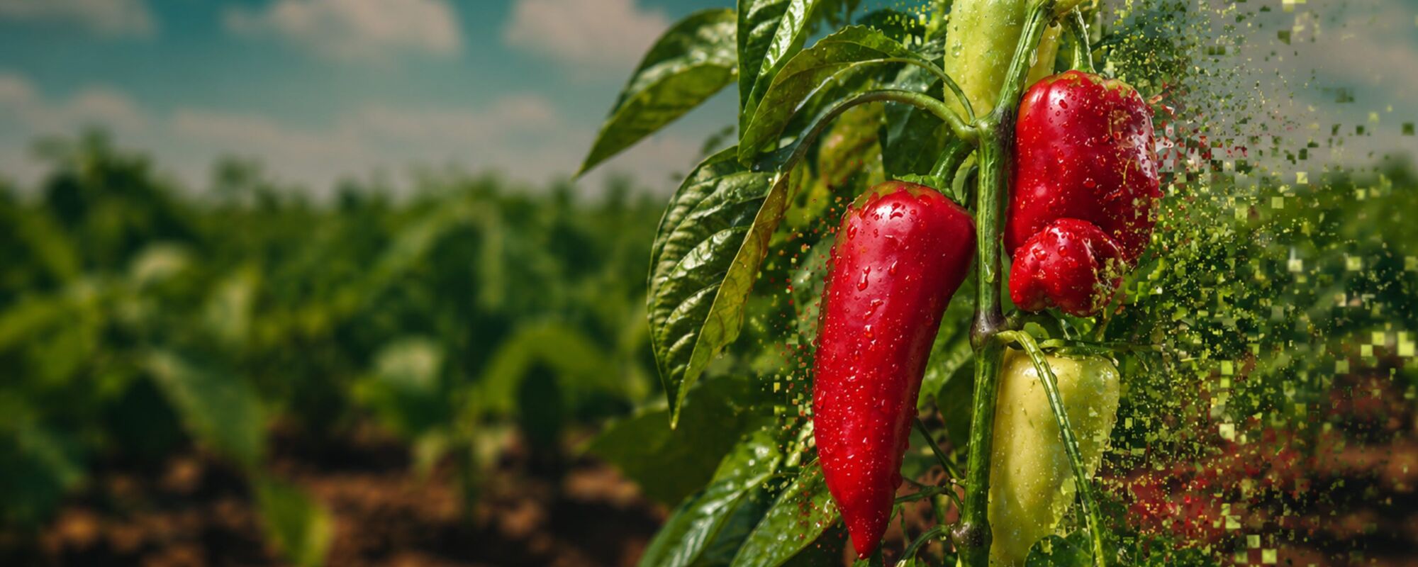 pixelated pepper