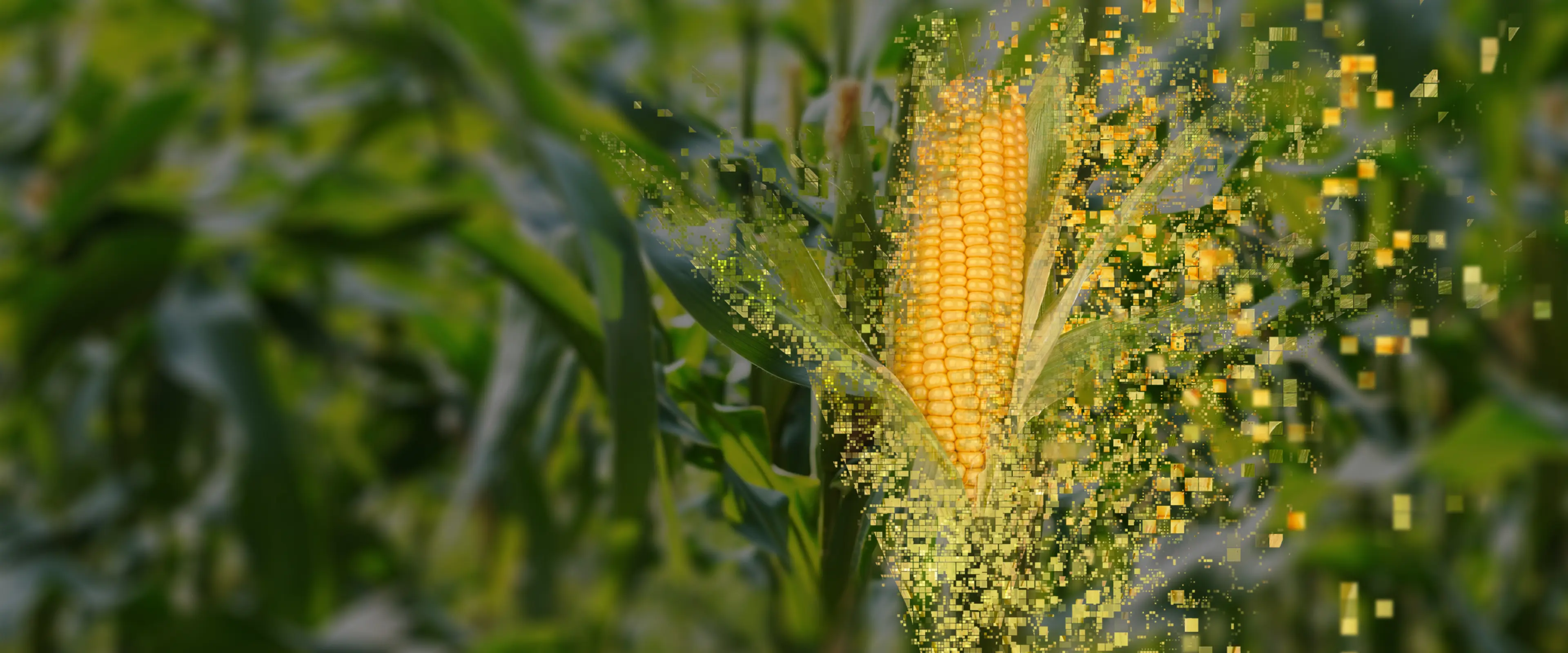 pixelated corn